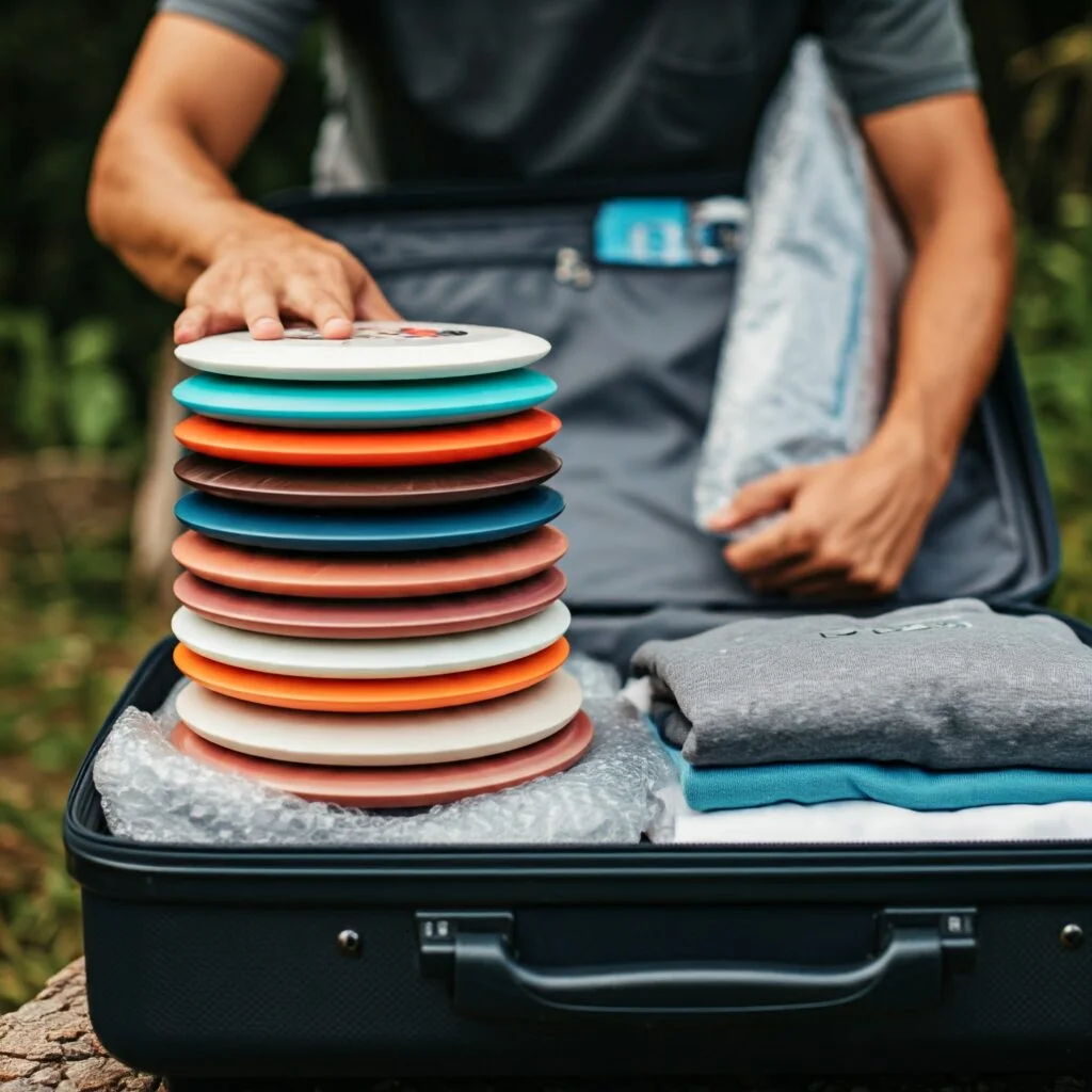 Flying discs frisbee golf