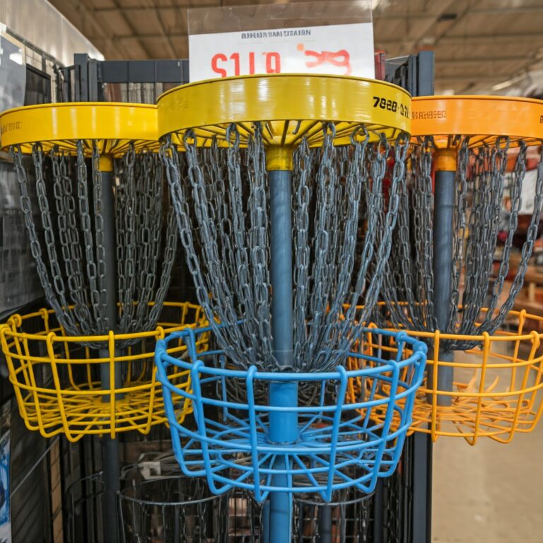 Cheap disc golf basket