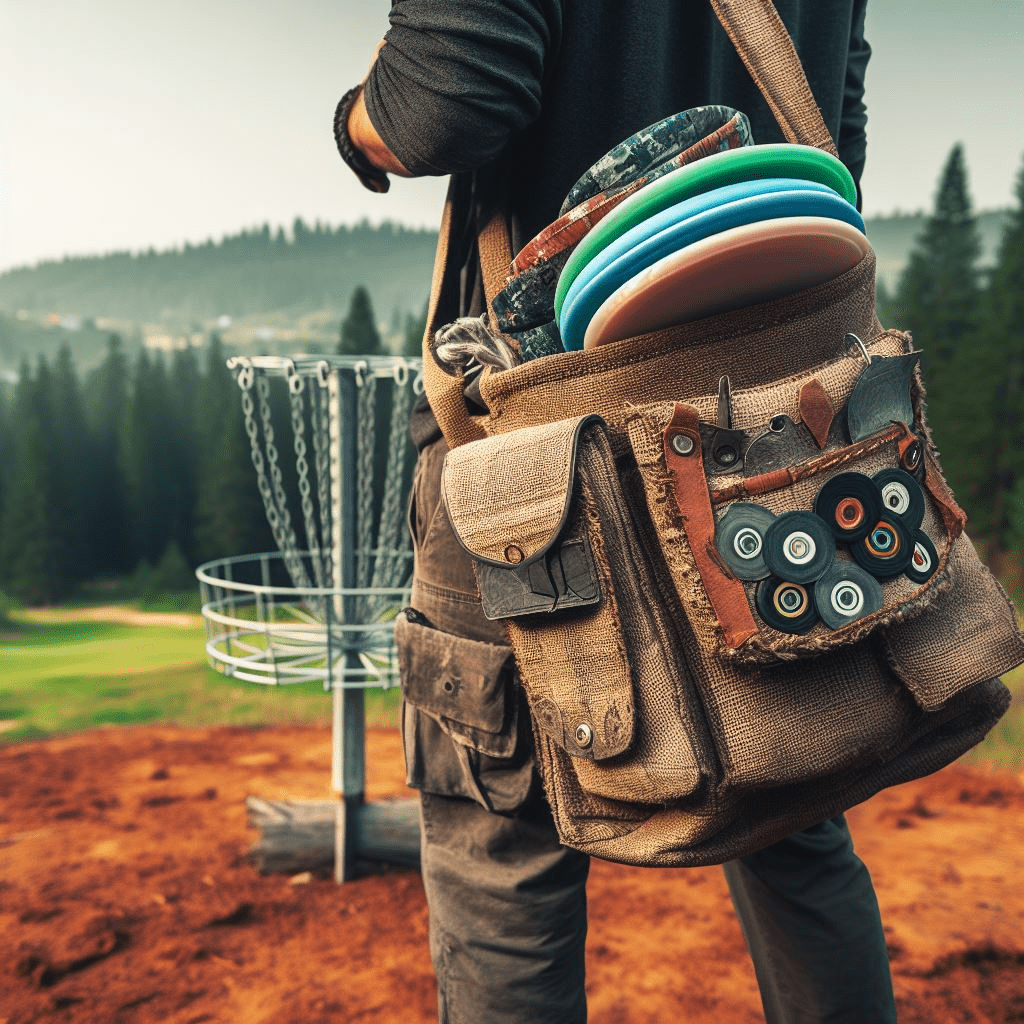 DIY disc golf bag