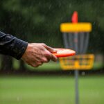 Disc golf in the rain