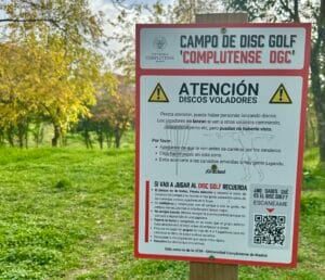 Madrid disc golf course