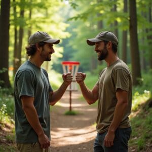 Disc golf doubles strategy