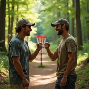 Disc golf doubles strategy