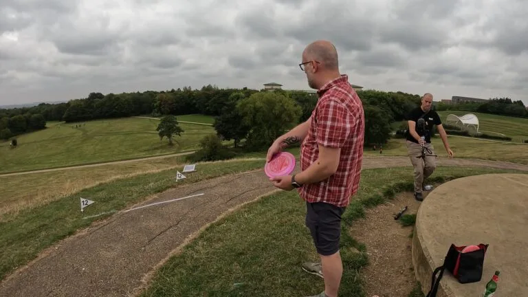Disc golf routine